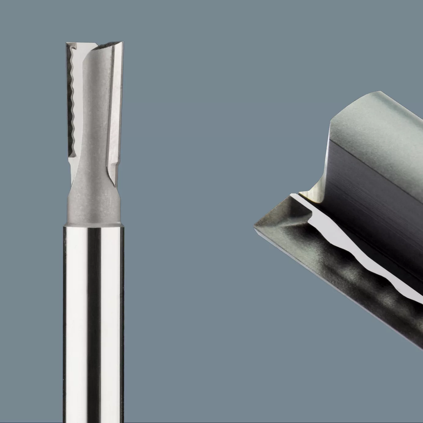 Microgravure laser de marches de guidage de copeaux 3D en diamant polycristallin (PCD) d'une dureté Vickers de 6500 HV