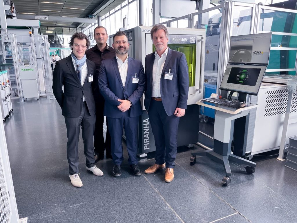 Our ACSYS laser experts on site in Lossburg