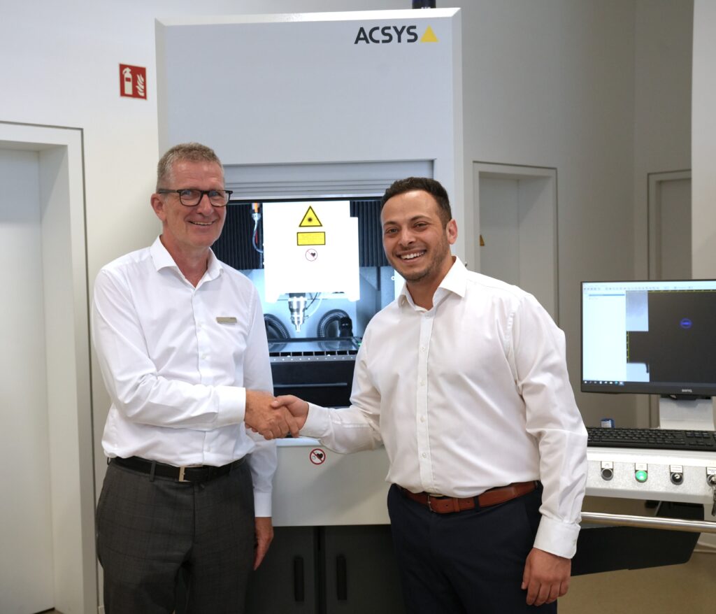 Handschake Acsys goes Switzerland